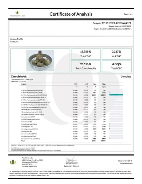 THCa London Truffle Indoor Living Soil